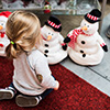 Child and Snowman