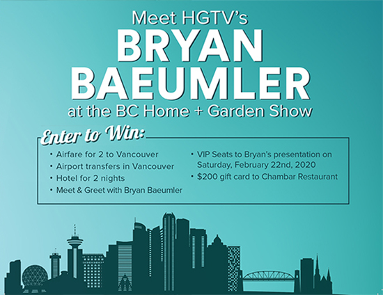 Meet Bryan Baeumler in BC Meet Bryan Baeumler in BC