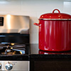 Stove Top - Red Pot Thumbnail Stove Top - Red Pot Thumbnail