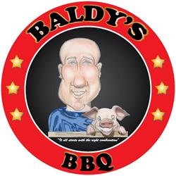 Baldy's BBQ Logo Baldy's BBQ Logo