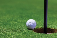 Canva - Titrist Golf Ball Near Golf Hole Golf Ball