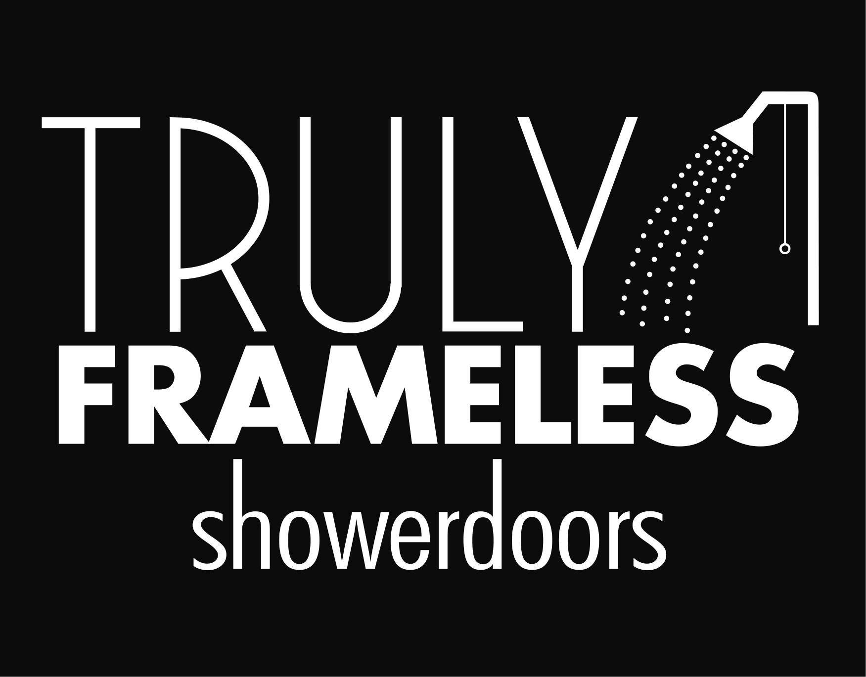 Truly Frameless Showerdoors Logo