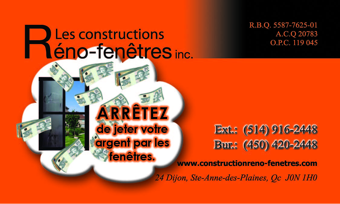 Constructions Reno-fenetre Constructions Reno-fenetre