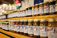 Jars of condiments Jars of condiments