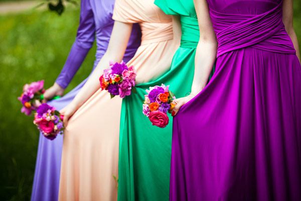 Mismatched Bridesmaid Dresses