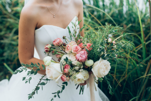 bride with flower bouquet bride with flower bouquet