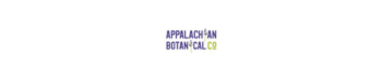 Appalachian Botanical Co Purple and Green Logo over white background