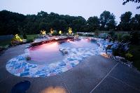 Crystal Clear Signature Pools Feature Garden Photo Crystal Clear Signature Pools Feature Garden Photo