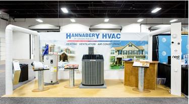 Hannaberry HVAC Hannaberry HVAC booth