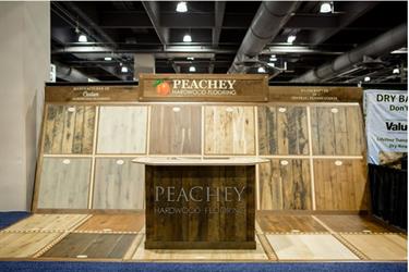 Peachey Hardwood Flooring booth