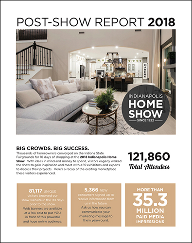 indyhs18_psr_cover Indianapolis Home Show Post-Show Report Cover