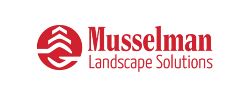 Musselman Landscape Solutions Red Logo White Background