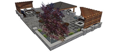Beer Garden Rendering 19IHS Beer Garden