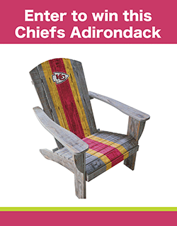Chiefs adirondack chair Chiefs adirondack chair