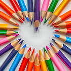 pencil crayons