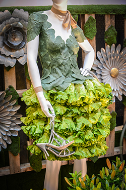 Floral-Dress Green floral dress