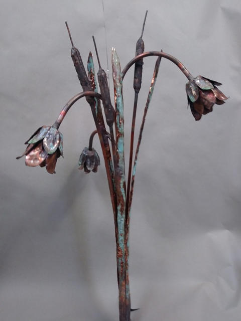 Artscape Cattail Bouquet HandG show Artscape Cattail Bouquet HandG show