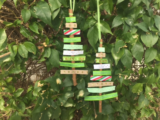 Christmas Tree made of Ribbons