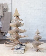Wooden Swivel Christmas Tree