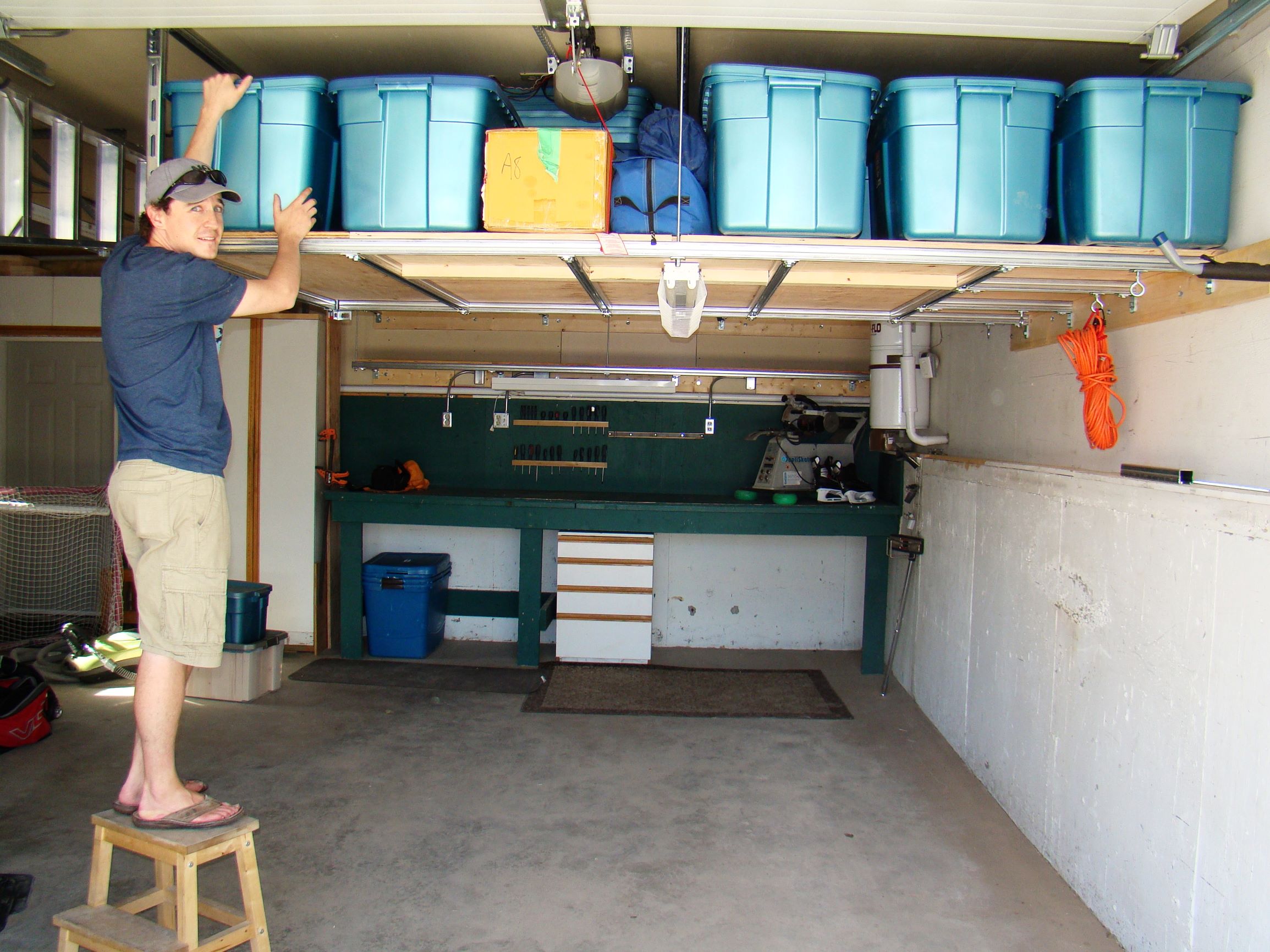 Large Resized Image Convert Wasted Overhead Space to Organzied Storage