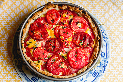 Tomato Bacon Pie