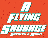 A Flying Sausage logo A Flying Sausage logo