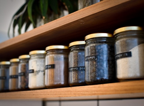 organized spices