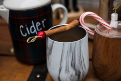 holiday drinks with cinnamon stick