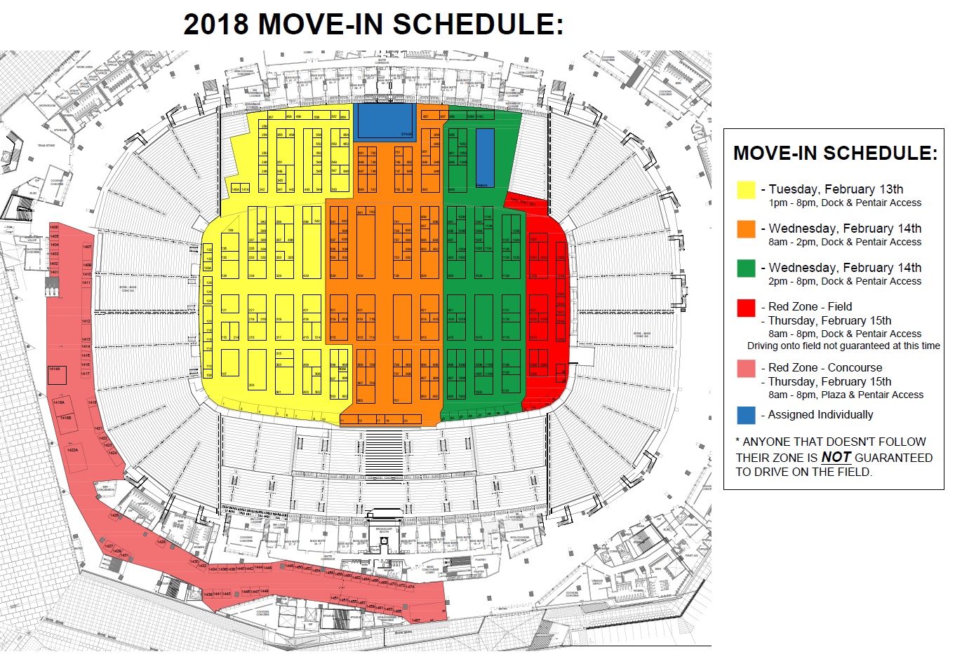 2018 move in schedule 2018 move in schedule