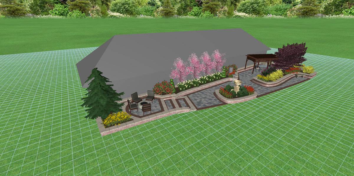 Feature Gardens At The Indiana Flower Patio Show All Pro Landscaping 4326 Churchman Court Indianapolis In 46237