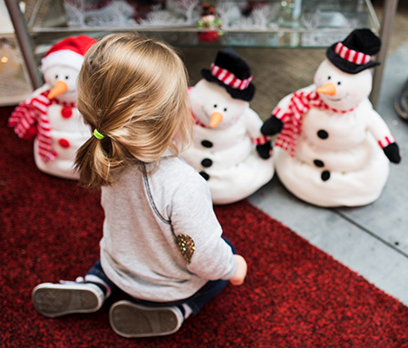 Child & Snowmen Child and Snowmen