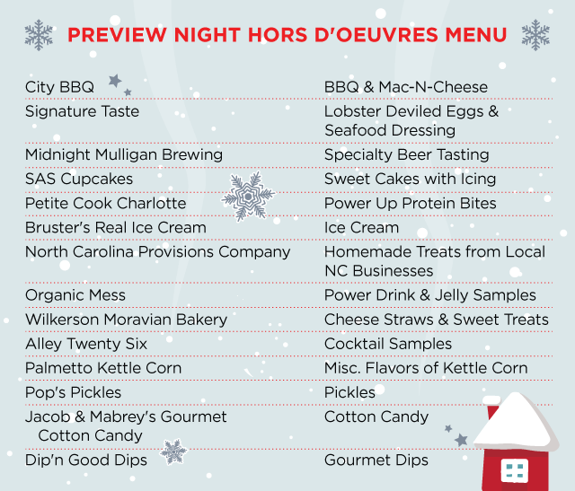 22SCS Preview Night Food