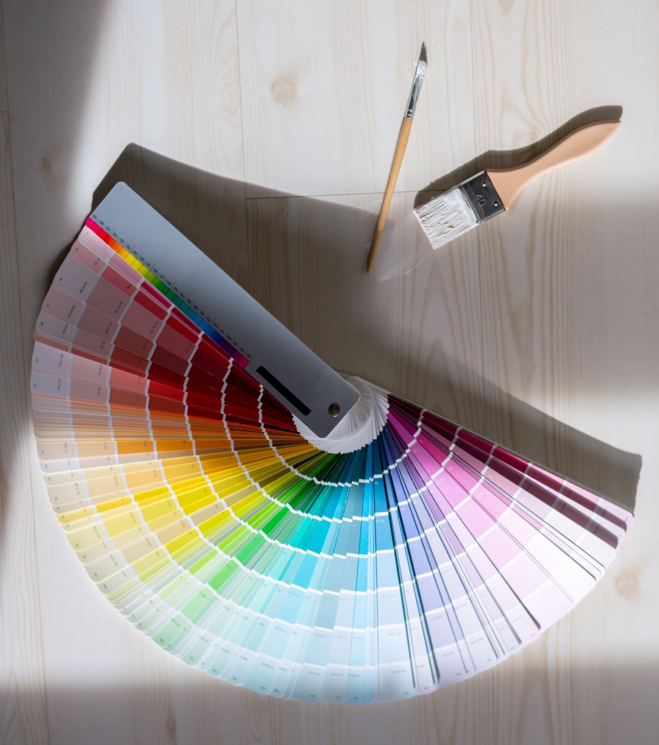Color Swatches and Paintbrushes