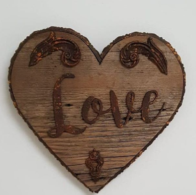 wooden heart wooden heart