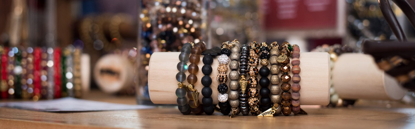 Holiday boutique jewelry and bracelets